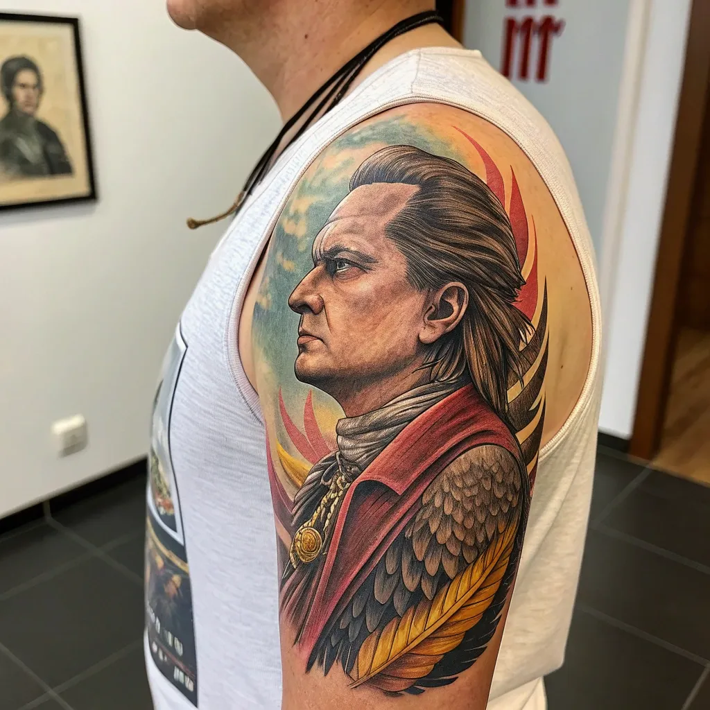 Artistic Tattoo Design on Display