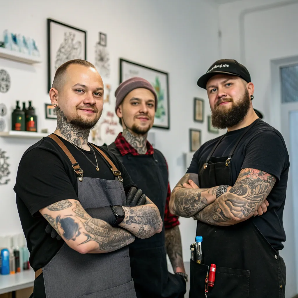 DRALENTH professional tattoo artists team